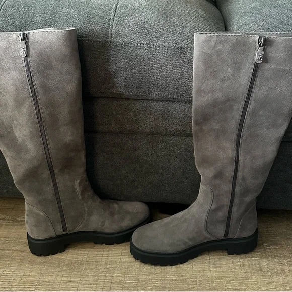 Stuart Weitzman Knee High Gray Boots - Picture 8 of 8